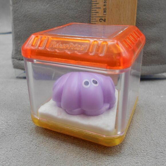 Fisher Price Peek A Block 2004 Ocean/Zoo Animal Lot of 2: Alligator & Clam - Picture 3 of 10